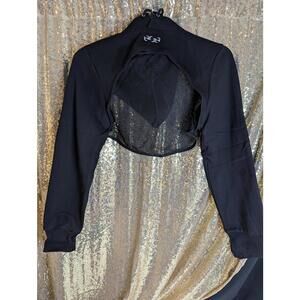 Elev808 Designs Extreme Cropped Hoodie with Mesh Black Streetwear New in Bag